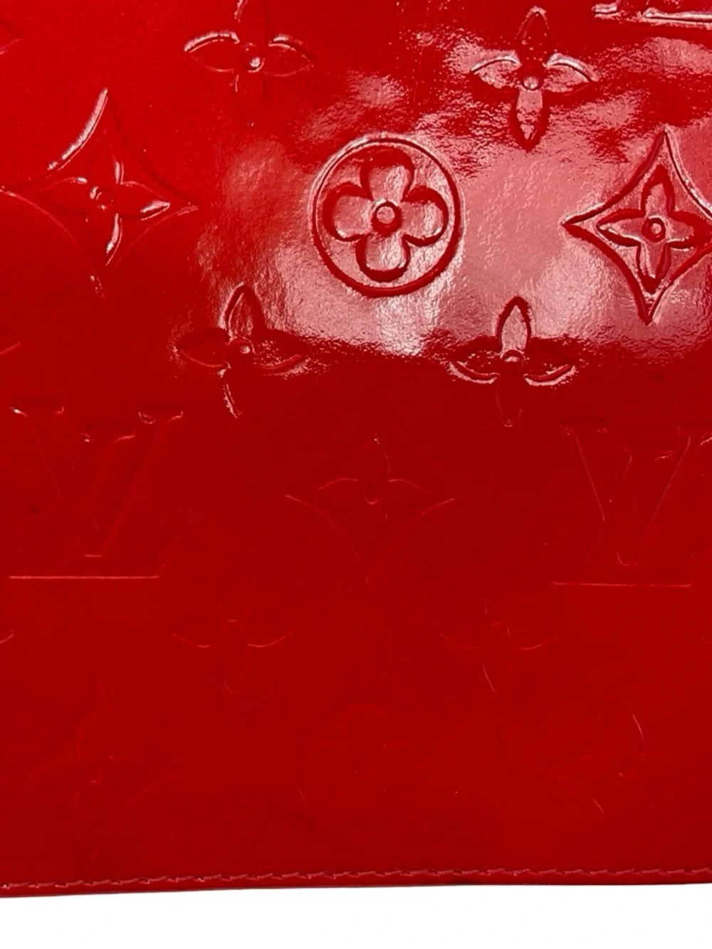Louis Vuitton Red Monogram Vernis Mott Pochette - Picture 3 of 16